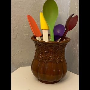 Home interiors Venetian spice ceramic spoons holder
